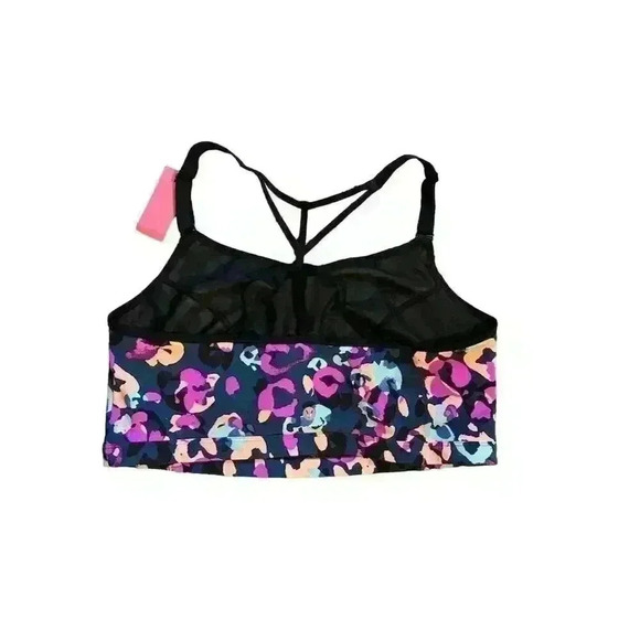 LIVI Women's 2XS Leopard Print Soft Low Impact Sports Bra Multicolor - Picture 2 of 8